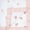 Rose, variante sur Lulujo - Nourrisson, bébé, nourrisson - Couverture réversible en mousseline de coton 3 épaisseurs