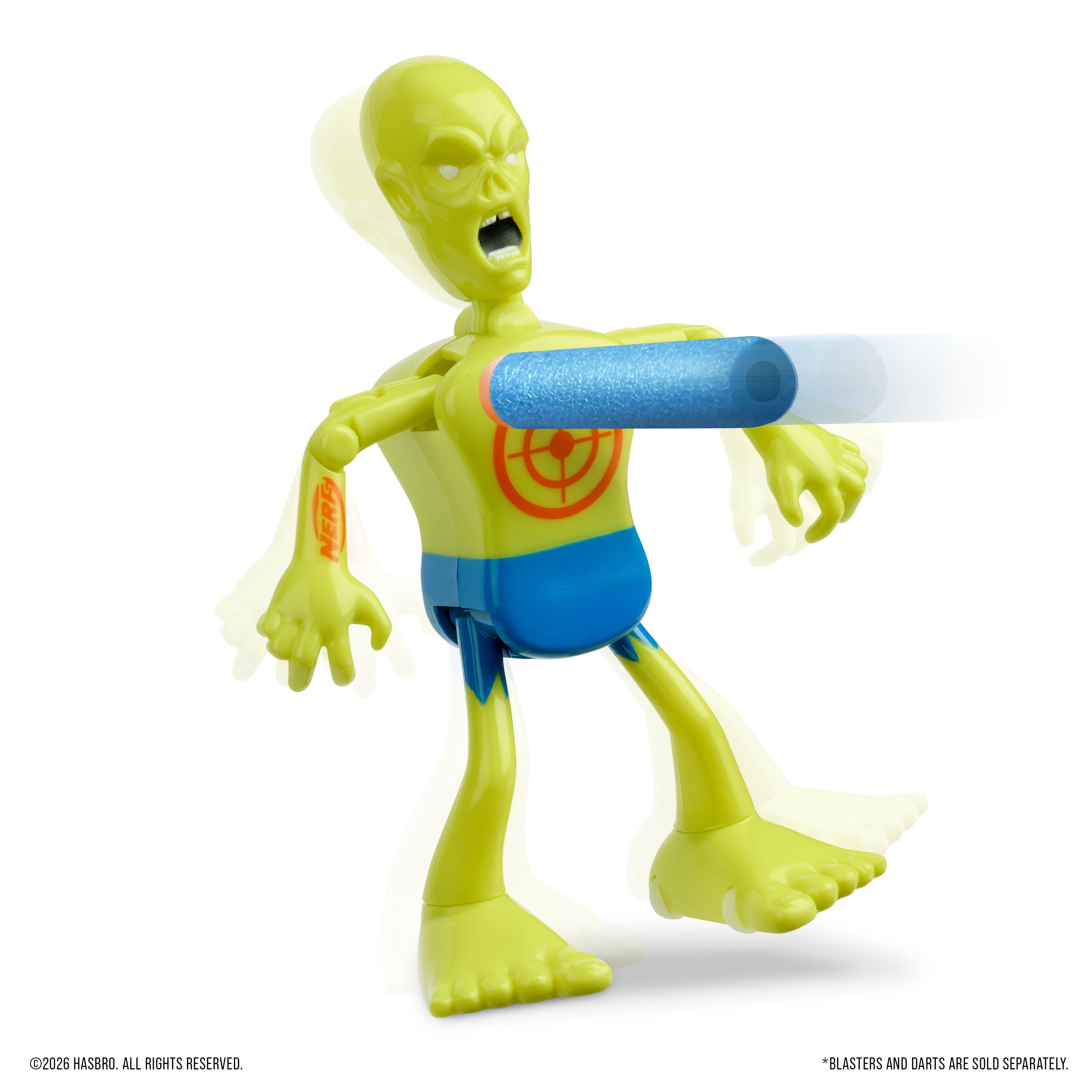 NERF Zombie Bullseye - Windup Target by Wilder Toys