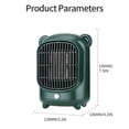 thumbnail image 3 of Kcavykas Clearance Sales,Canada Day,open Season Desktop Mini Small Heater Fast Heat Desktop Heating Silent Electric Heater, 3 of 6