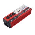 thumbnail image 1 of 2000W Car Power Inverter for Vehicles, 110V 4000W  Modified Sine  Car Power Inverter 3 AC Adapter, LCD Digital Display 4 USB Ports 3 Outlets Car Lighter Battery Inverter, 1 of 8