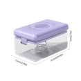 thumbnail image 3 of Meitianfacai Transparent Soapbar Drainer Container Portable Soapbar Case Soapbar Dish Container Laundry Soapbar Container Soapbar Container with Lid Roller Foaming Brush, 3 of 7