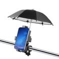 thumbnail image 4 of Vwrxbz Phone Holder with Sunshade 360 Rotation Motorcycle Bike Handlebar Mount One Click Lock Shockproof for Riding, 4 of 8