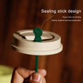 thumbnail image 4 of PENGXIANG Tasse à Café en Blé Durable Tasse à Café Étanche Tasses avec Couvercle en Silicone Tasse à Café Réutilisable Tasse à Thé Maison Extérieur Voyage Tasse Isolée, 4 of 6