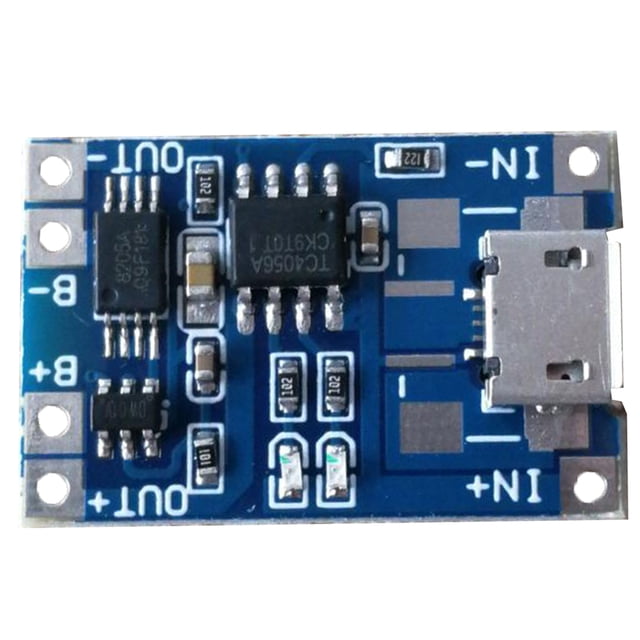 Maoww 1/2/5PCS 5V Micro Rechargeable USB 1A 18650 Lithium Battery Charger Module Charging Board