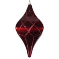 thumbnail image 1 of Vickerman MT198465D Ornement Candy Glitter Net Drop Bourgogne 8 Po., 1 of 1