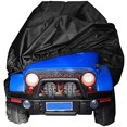 thumbnail image 1 of Kids Ride-On Toy Car Cover， Outdoor Protective Cover for Children's Electric Vehicles- Universal Fit,Waterproof Windproof Snow Dust Protection,55" x 33" x 32" Black Black Black, 1 of 5