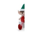thumbnail image 2 of Gund 16" Red, Green and White Striped Plush Personalized Magic Message Christmas Elf, 2 of 3