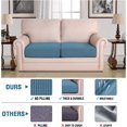 thumbnail image 2 of Super Stretch Stylish Cushions Covers/Furniture Cover Spandex Jacquard Small Checked Pattern Super Soft Slipcover Washable Individual, 2 of 8