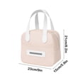thumbnail image 3 of YIMWNYI Lunch Bag Sac à Riz Isolé, Grande Capacité, Imperméable, Sac à Lunch de Bureau, Rangement Portatif, Conservation des Aliments, Design Élégant, Sac Isotherme Portable, 3 of 6
