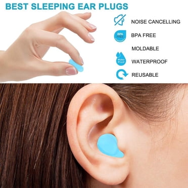 Noise Cancelling Ear Plugs12PCS Silicone Ear Plugs Sleep Earplugs Silicone Ear Plugs Built for Professionals