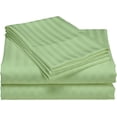 thumbnail image 1 of 1000 Thread Count 100% Egyptian Cotton 3-Piece Fitted Sheet ( 1 Fitted Sheet + 2 Pillow Covers) 30 Inches Deep Pocket Size Stripe Pattern, 1 of 4