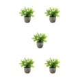 thumbnail image 2 of Redempat Plastic Easy To Clean Artificial Succulent Realistic Appearance Long-lasting Durability Eco-friendly white babysbreath 5Set, 2 of 6