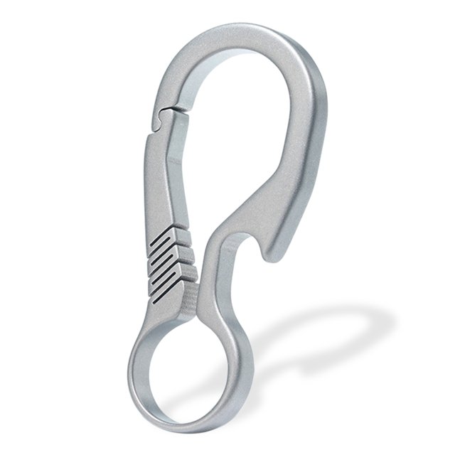 Outdoor Lightweight Titanium Key Chain Quick-release Key Ring Holder