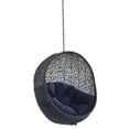 thumbnail image 2 of Modway Encase Swing Outdoor Patio Lounge Chair without Stand in Black/Navy, 2 of 8