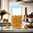 thumbnail image 4 of Cagogo under $5 Food Container, Airtight Food Storage Containers Set, Plastic Kitchen Pantry Organizers, Cereal Flour Storage Jars, Food Grade Kitchen Containers, Dry Food Storage, 4 of 6