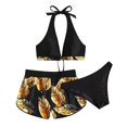 thumbnail image 5 of Sexy Bathing Suits for Women Womens Solid Bikini Strap Bikini Deep V Sexy Split Swimsuit Set Three-Piece Swimming Suit Womens Bikini Bathing Suits Bathing Suits Women Bikini, 5 of 5