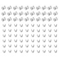 thumbnail image 1 of Unique Bargains Silver Tone Zipper Slider Retainers Sewing Fastener (30 Pack), 1 of 6