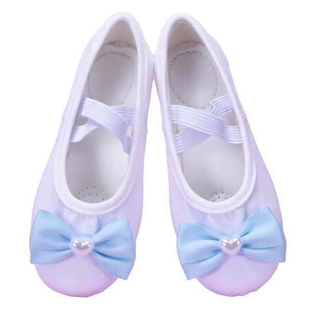 Bow Bow Bow Girls' Soft Soled Sequined Dance Shoes Elastic Strap Shaped Shoes for Practice