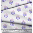 thumbnail image 2 of Soimoi Feuilles de Tissu Soie & Tissu Imprimé Floral 1 Yard 42 Inch Wide, 2 of 3