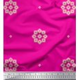 thumbnail image 1 of Soimoi Rayon Crepe Fabric Artistic Floral Decor Fabric Printed Yard 46 Inch Wide, 1 of 3