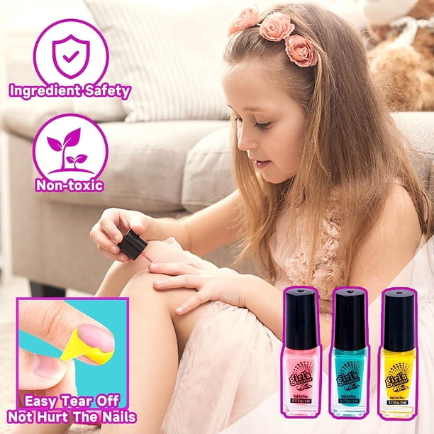 SUNNYPIG Crafts Gifts for 7 8 9 Year Old Girls, Kids Nail Varnish