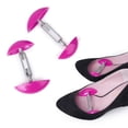 thumbnail image 2 of Milaget 2 Pcs Étire-Larges Réglables Étire-Larges Gaine pour Hommes Femmes Chaussures Rose, 2 of 9