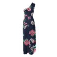 thumbnail image 2 of Lenago Robe Maxi Grande Taille pour Femmes Mode Décontractée Été Sans Manches Imprimé Robe Fendue à une Épaule Robes de Plage d'Été en Liquidation, 2 of 5