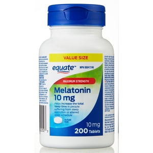Equate Maximum Strength Melatonin 10 mg