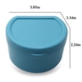 thumbnail image 3 of Denture Box Creative Denture Bath Case Denture Container with Basket Net Holder, 3 of 10