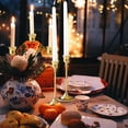 thumbnail image 4 of RXIRUCGD Candle Holders Candlestick Thicker Metal Candle Sticks Set For Wedding Christmas Party Dining Table Table Centerpiece Decor, 4 of 9