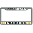 thumbnail image 1 of Cadre de Plaque d'Immatriculation Green Bay Packers Chrome, 1 of 1