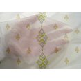 thumbnail image 4 of oneOone Cotton Silk Fabric Stripe & Swirl Ikat Printed Craft Fabric BTY 42 Inch Wide, 4 of 4