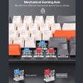 thumbnail image 3 of Graflsoa 68-Key Compact Mechanical Keyboard with RGB Backlight, USB-C, Blue/Red Switch Options, 1.5m Cable, 5V/120mA, 312x104x35mm, 410g, 3 of 7