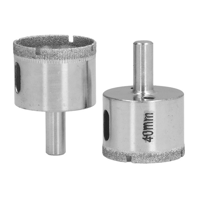 Glass Hole Opener,2Pcs Tile Drill Bits Drill Bit Set Ceramic Drill Bit Achieve More