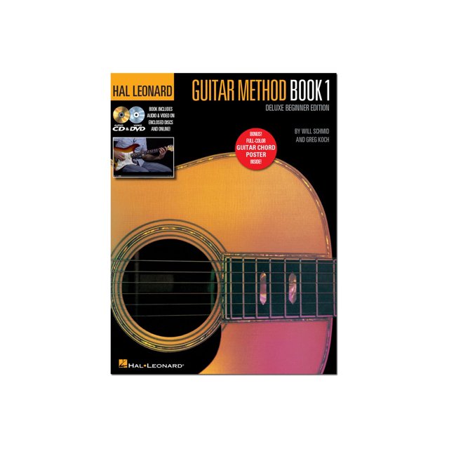 Book 1 Deluxe Beginner Edition - Guitar Method - self-training course - CD, DVD, download