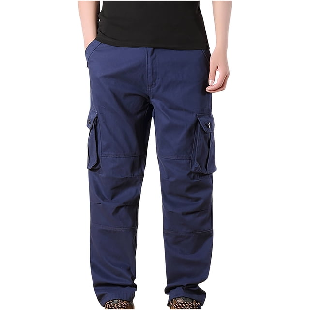 cllios 2024 Liquidation Pantalon Cargo pour Homme Coupe Décontractée Pantalon à Multiples Poches Pantalon de Travail Militaire Pantalon Classique de Randonnée Cargo