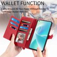 thumbnail image 2 of Case for OnePlus Nord 2T Zipper Wallet Cover Lanyard Crossbody Neck Strap, 2 of 5