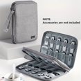 thumbnail image 2 of Estbridge Large Capacity Travel Storage Bag for SD Cards with a Double-Layer Design And 40 Slots for USB Drives., 2 of 6
