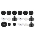 thumbnail image 2 of Cymbal Sleeve, Convenient To Use Long Service Life Not Easy To Damage PVC Material High Hat  Felt, For Most Drum Sets Professionals Drum Lovers Use Black, 2 of 8