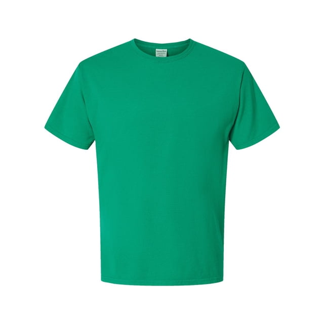 Hanes Originals T-Shirt à Manches Courtes Teint en Pièce pour Adulte, TG, Vert Gazon Riche