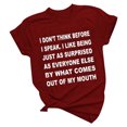 thumbnail image 4 of Birdeem Unisex Funny Printed Pattern Casual Fashion Soild Color Short Sleeve Tops, 4 of 9