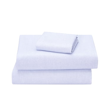 Mainstays Kids Microfiber Bed Sheet Set, Twin, Pale Ice, 3 Pieces