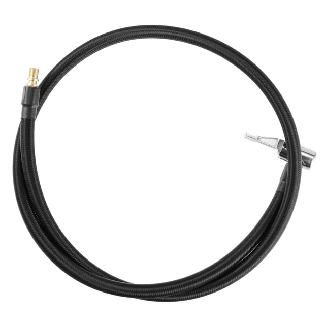 Unique Bargains 100cm Tire Inflator Hose Adapter Locking Tube Air Valve Chuck for Car Vehicle Universal