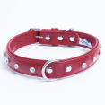 thumbnail image 1 of ATHENS Leather Dog Collar Single Row Rhinestones, 1 of 3