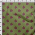 thumbnail image 3 of oneOone Cotton Poplin Fabric Leaves Block Print Fabric BTY 42 Inch Wide, 3 of 4
