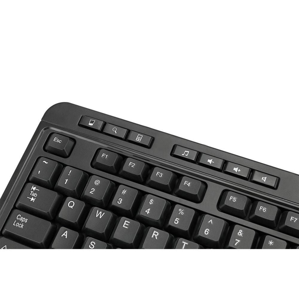 Adesso WKB-1100CB Antimicrobial Wireless Desktop Keyboard and Mouse