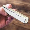 thumbnail image 4 of 24-Hole Professional Mouthorgan, C Key Harmonica, Professional Musical Instrument For Home Entertainment White, 4 of 8