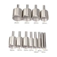 thumbnail image 2 of Lefu 3mm-25mm Diamond Burr Grinding Bit Fine Sand Cylinder Concave for Bead Shaping, 2 of 8