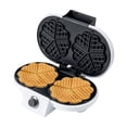 thumbnail image 1 of Amdohai 1000W Waffle Maker with Non-Stick Plate Double Heart Waffle Iron Stainless Steel Housing Waffle Iron Machine for Home Breakfast, 1 of 8