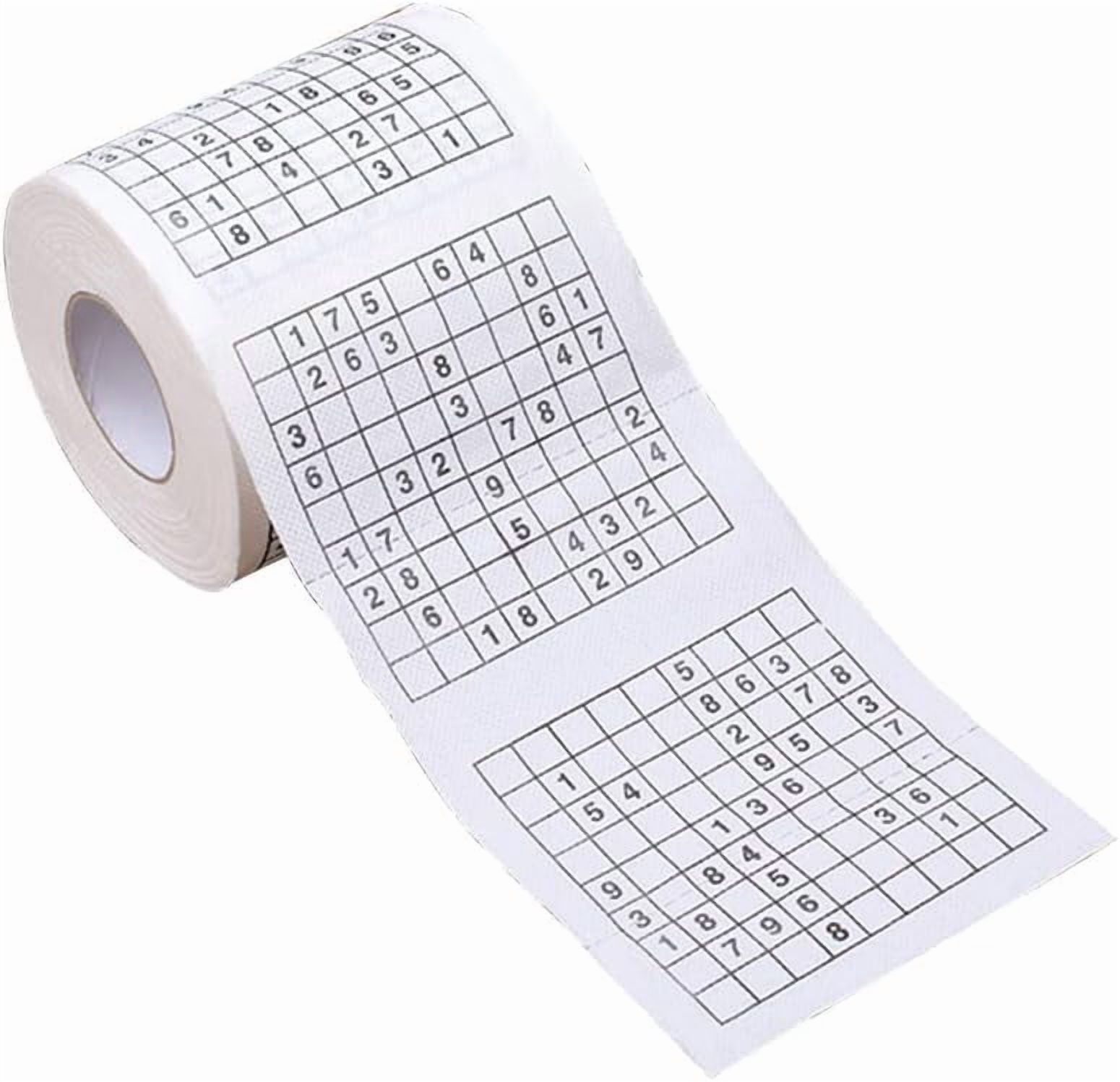 Sudoku Toilet Paper Tissue Napkin Prank Fun Birthday Party Novelty Gift Idea